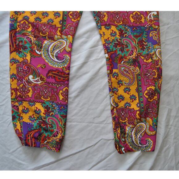 Ralph Lauren Paisley Lightweight Pants w/ Pockets Size: 14 - Picture 6 of 9